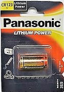 Baterie Panasonic CR123 3V