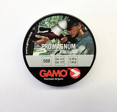 Diabolky Gamo Pro Magnum 4,5mm 500 ks plechová dóza