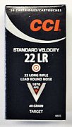 Náboj CCI .22 LR Standard Velocity 50 ks