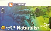 Náboj Lapua 6,5x55 SE 9,1g Naturalis 20 ks