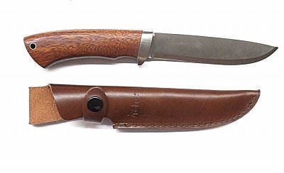 Nůž lovecký s dřevěnou rukojetí 13 cm