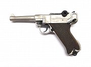 Plynová pistole CUNO MELCHER Parabellum Luger P08 nikl r. 9mm P.A.