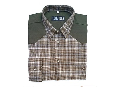 Košile LUKO 222204-2 flanel dlouhý rukáv vel. 41