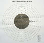 Mezinárodní pistolový terč 50/20