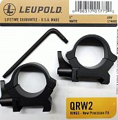 Montáž Leupold QRW2 25,4mm rychloupínací nízké matné