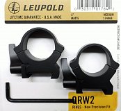 Montáž Leupold QRW2 25,4mm rychloupínací střední matné