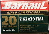 Náboj Barnaul 7,62x39 8g FMJ 20 ks