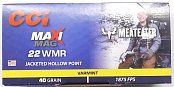 Náboj cci r. 22wmr maxi mag. jhp "meat eater" 200ks