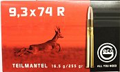 Náboj Geco 9,3x74R TM 16,5g 20 ks