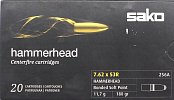 Náboj SAKO r. 7,62x53R SP 11,7g Hammerhead 20ks