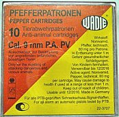Náboj Wadie 9 mm P.A. PV 10 ks