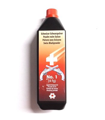 Prach černý SWISS No. 1 1 kg