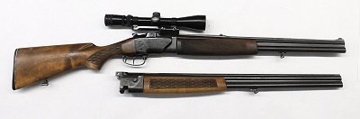 Broková kozlice ČZ,ZH 321 r. 16/16 + kulobroková hlaveň ČZ, ZH 324 r. 7x57R/16