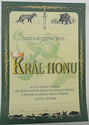 Čestný titul Král honu