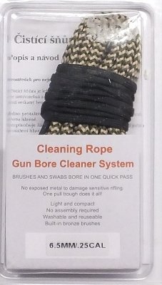Čistící šňůra Bore Cleaner kulová r. 6,5 mm/.25 cal.