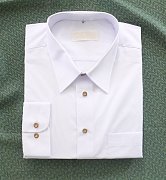 Košile LUKO 022263 bílá, dlouhý rukáv vel. 37