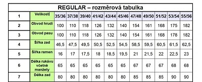 Košile LUKO 244107 s krátkým rukávem vel.  44