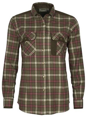 Košile PINEWOOD Prestwick Exclusive dámská 3428-754 H. Olive/Plum vel.  M