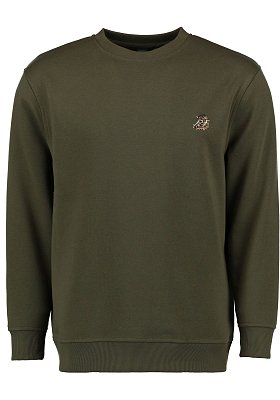 Mikina ORBIS 428001-3932/55 zelená s motivem divočáka vel. XL
