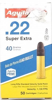 Náboj Aguila r. 22LR Standard Super Extra 2,6g 50ks