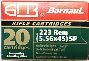 Náboj Barnaul .223 Remington 3,56g SP