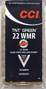 Náboj CCI .22WMR TNT Green HP 30gr 50ks