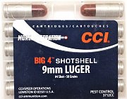 Náboj CCI 9mm Luger Big 4 Shotshell 50GR brokový 10ks