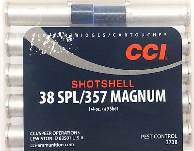 Náboj CCI r. 38Special/357Mag. ShotShell brokový