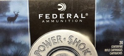 Náboj Federal 243Win. POWER SHOK 100gr. 20 ks