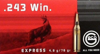 Náboj GECO 243 Win. Express 4,9g 20ks