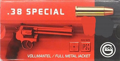 Náboj GECO .38 Special FMJ 10,2g 50 ks 