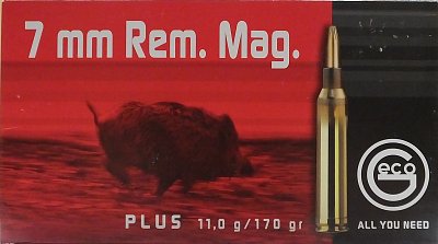 Náboj GECO 7mm Rem. Mag. Plus 11g 20 ks