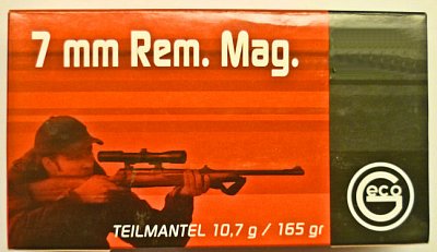 Náboj Geco 7mm Rem. Mag. TM 10,7g 20 ks