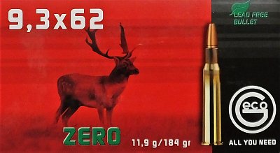 Náboj GECO 9,3x62 Zero 11,9g 20ks