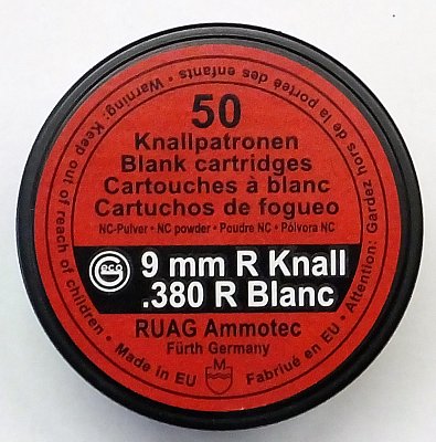 Náboj GECO 9mm R Knall - revolverový 50ks