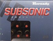 Náboj HORNADY 7,62x39 Subsonic 255gr. SUB-X 20ks