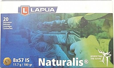 Náboj LAPUA 8x57JS Naturalis 11g 20 ks