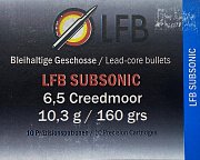 Náboj LFB 6,5 Creedmoor Subsonic 10,3g 10ks