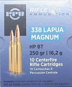 Náboj PRVI PARTIZAN .338 LAPUA MAGNUM HPBT 16,2g 10ks