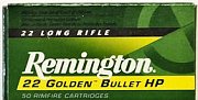 Náboj Remington .22 LR Golden Bullet HP 50 ks