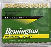 Náboj REMINGTON .22 LR Golden Bullet HV 100ks