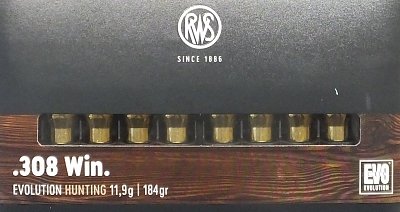 Náboj RWS .308 Win EVO 11,9g 20 ks