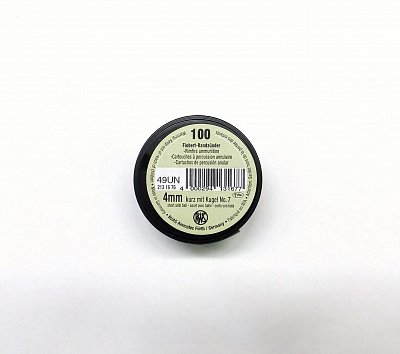 Náboj RWS 4mm Flobert kulaté short 100ks