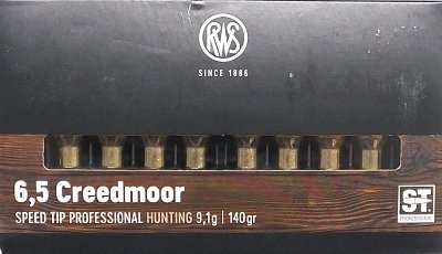 Náboj RWS 6,5 Creedmoor Speed Tip Pro 9,1g 20ks