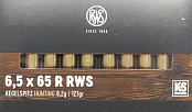 Náboj RWS 6,5x65R KS 8,2g 20ks