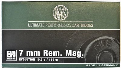 Náboj RWS 7mm Rem. Mag EVO 10,3g 20 ks