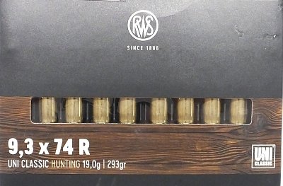 Náboj RWS 9,3x74R UNI 19g 20ks