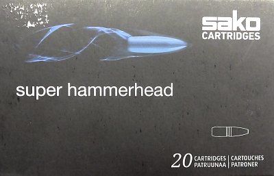 Náboj SAKO 30-06 Spr. Super Hammerhead 9,7g 20ks
