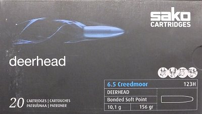 Náboj SAKO 6,5 Creedmoor 123H Deerhead 10,1g 20ks