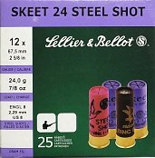 Náboj S&B 12x67,5 SKEET Steel Shot 2,29mm 25ks